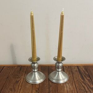 Pewter Candle Holders